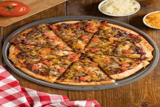 BEEF AND CHEESE PIZZA